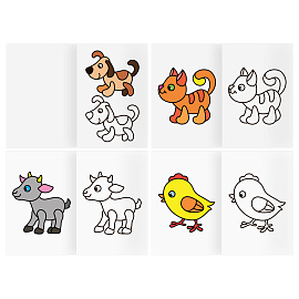 Раскраска А5, 16 стр., ТРИ СОВЫ "Посмотри и раскрась. Выпуск №2