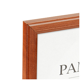 Рамка деревянная (МДФ) 30*40см, OfficeSpace, №1, акриловое небьющееся стекло, красное дерево