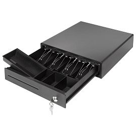 Ящик денежный механический PAYTOR HT-335P, 335х368х80 мм, без подключения ККМ, черный, 232410