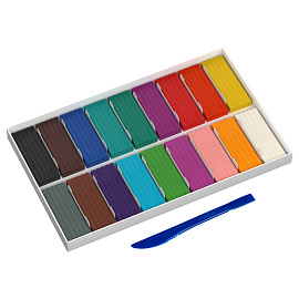 Пластилин Гамма Юный художник 18 цветов 252 г со стеком фото Пластилин Гамма Юный художник 18 цветов 252 г со стеком