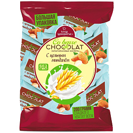 Конфеты шоколадные Co barre de Chocolat мультизлаковые с цельным миндалем 200 г
