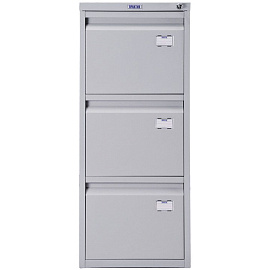 Шкаф картотечный Практик A-43 для формата А4 (3 отделения, 408х485х995 мм)
