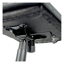 Кресло руководителя Helmi HL-E40 "Blockchain", ткань черная