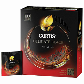 Чай пак. черный CURTIS Delicate Black 100 пакетиков, мелколист., 1423036