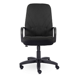 Кресло офисное "Менеджер", ткань, монолитный каркас, черное С-11, В-14 фото Кресло офисное "Менеджер", ткань, монолитный каркас, черное С-11, В-14