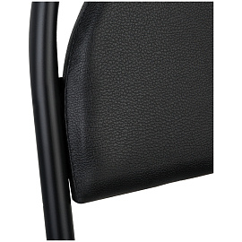 Стул Helmi HL-F02 "Стандарт", каркас черный, обивка кожзам черный
