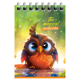 Блокнот А7 40л. на гребне BG "Забавные питомцы