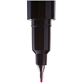 Маркер перманентный двухсторонний Berlingo "Multiline PE55" красный, пулевидный, 0,5/1мм