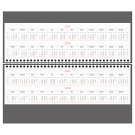 Планинг недатированный, 56л., 330*130мм, кожзам, BG "Winner. Brown", коричневый