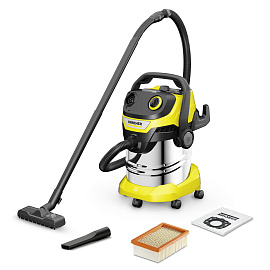 Пылесос Karcher WD 5 S V-25/5/22 желтый (1.628-350.0)