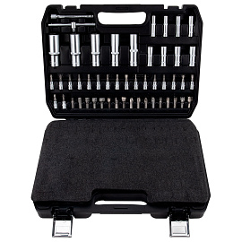 Набор инструментов для автомобиля, 108 предметов, пластиковый кейс, RABBITEX (РАББИТЕКС), 671339