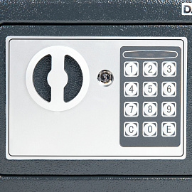 Сейф мебельный DASWERK SC-170EL (170х230х170 мм), электронный замок, графит, 291338 фото Сейф мебельный DASWERK SC-170EL (170х230х170 мм), электронный замок, графит, 291338