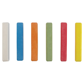 Мел цветной квадратный 6 штук, ПИФАГОР, картонная упаковка, европодвес, 221979 фото Мел цветной квадратный 6 штук, ПИФАГОР, картонная упаковка, европодвес, 221979