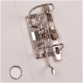 Папка-регистратор OfficeSpace, 50мм, мрамор, черная фото Папка-регистратор OfficeSpace, 50мм, мрамор, черная