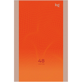 Блокнот А6 48л. на скрепке BG "Моноколор