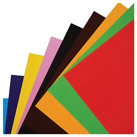 Картон цветной А4, Мульти-Пульти, 10л., 10цв., чистоцеллюлозный, в папке, "Приключения Енота