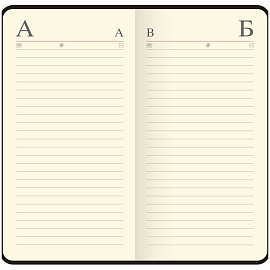 Еженедельник недатированный, карманный, 64л., кожзам, OfficeSpace "Windsor", черный, зол. срез фото Еженедельник недатированный, карманный, 64л., кожзам, OfficeSpace "Windsor", черный, зол. срез