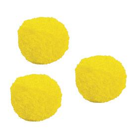 Помпоны для творчества, желтые, 15 мм, 30 шт., ОСТРОВ СОКРОВИЩ, 661444 фото Помпоны для творчества, желтые, 15 мм, 30 шт., ОСТРОВ СОКРОВИЩ, 661444