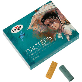 Пастель художественная Гамма, 24 цвета, "Портрет", картон.упак.