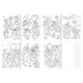 Раскраска А4, 16 стр., ТРИ СОВЫ "Для девочек