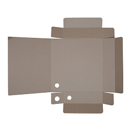 Папка архивная с завязками OfficeSpace "Standard" плотная, микрогофрокартон, 75мм, бурый, 700л.
