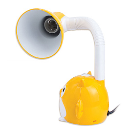 Настольная лампа / светильник SONNEN OU-603, на подставке, цоколь Е27, "Сова", желтый, 236673