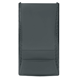 Лоток для бумаг вертикальный СТАММ "XXL", тонированный черный, ширина 160мм фото Лоток для бумаг вертикальный СТАММ "XXL", тонированный черный, ширина 160мм