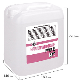 Дезинфицирующее средство (антисептик) Бриллиант Бриллиантовые руки-2 5 л