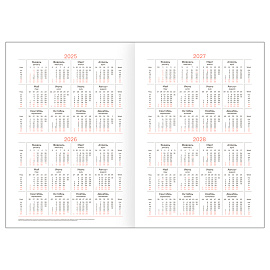 Ежедневник недатированный, А5, 160л., твердый переплет, балакрон, BG "Ariane. Lilac", фиолетовый