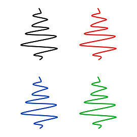 Набор гелевых ручек OfficeSpace 04цв., 1,0мм, европодвес фото Набор гелевых ручек OfficeSpace 04цв., 1,0мм, европодвес