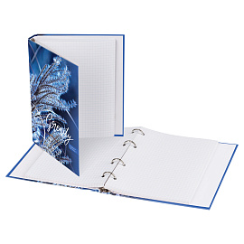 Тетрадь на кольцах А5, 120л., BG "Blue serenity", глянцевая ламинация