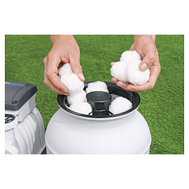 Наполнитель Polysphere для песчаных фильтров (эквивалент 18 кг песка), BESTWAY, 58475