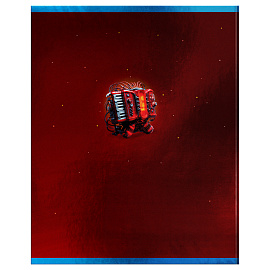 Тетрадь предметная 48л. BG "Мир будущего" - Русский язык, металлизированный картон