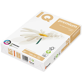 Бумага для офисной техники IQ Premium (А3, марка A+, 80 г/кв.м, 500 листов)