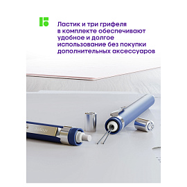 Карандаш механический Berlingo "X" 0,5мм, с ластиком, ассорти