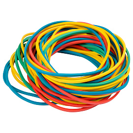 Банковская резинка 10кг OfficeSpace, диаметр 60мм, ассорти