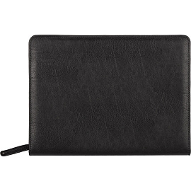 Сумка-папка деловая Алекс из экокожи черного цвета (123)