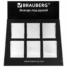 Подставка под письменные принадлежности BRAUBERG, 6 отделений, 39х35х17 см, 505921