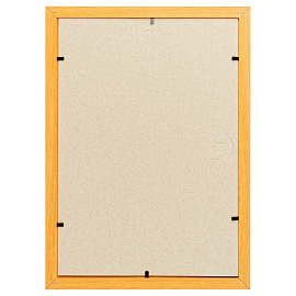 Рамка деревянная (МДФ) 21*30см, OfficeSpace, №1, акриловое небьющееся стекло, янтарь