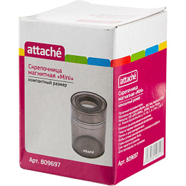 Скрепочница Attache магнитная пластиковая