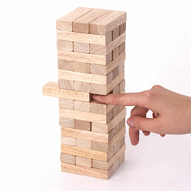 Игра настольная "БАШНЯ", 48 деревянных блоков, ЗОЛОТАЯ СКАЗКА, 662294 фото Игра настольная "БАШНЯ", 48 деревянных блоков, ЗОЛОТАЯ СКАЗКА, 662294