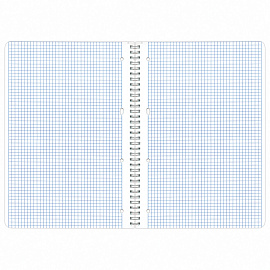 Тетрадь А4, 96 л., BRAUBERG, гребень, клетка, обложка картон, "Calm", 404059