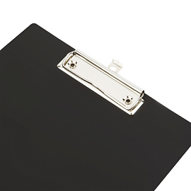 Планшет с зажимом СТАММ А4, 1000 мкм, пластик, черный фото Планшет с зажимом СТАММ А4, 1000 мкм, пластик, черный