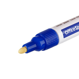 Маркер-краска OfficeSpace синяя, 1-4мм, нитро-основа фото Маркер-краска OfficeSpace синяя, 1-4мм, нитро-основа