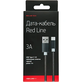Кабель Red Line USB A - USB Type C 1 метр