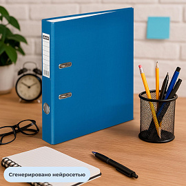 Папка-регистратор Attache (Attache Economy) 50 мм cиняя бумвинил/бумага