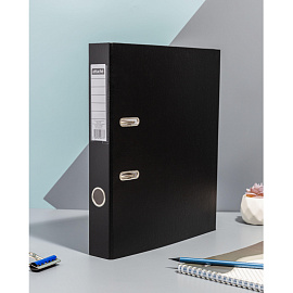 Папка-регистратор Attache Economy 50 мм черная бумвинил/бумага