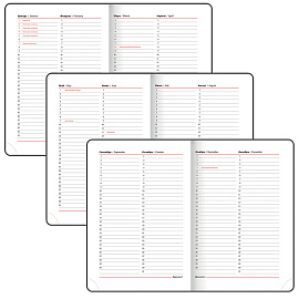 Ежедневник недатированный А5 138x213 мм BRAUBERG "Waves" под кожу, застежка, 160 л., черный/синий, 114453