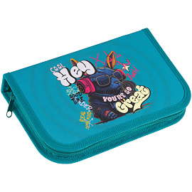 Пенал 1 отделение, 200*130 ArtSpace "Hey Great", две откидные секции, ткань