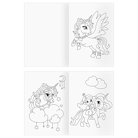 Раскраска А4, 8 стр., ТРИ СОВЫ "Для девочки